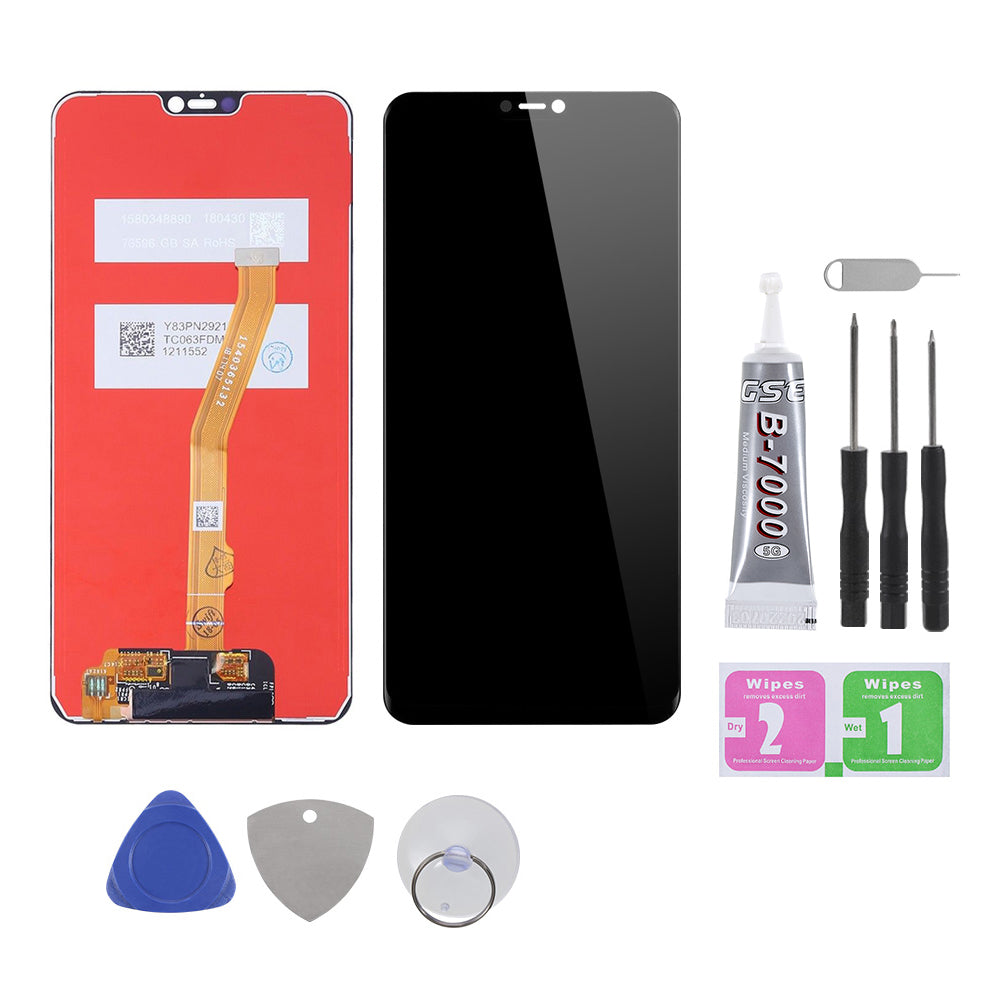 For Vivo Y85 Black LCD Screen and Digitizer Assembly Repairing Tools Screen Tempered Film For Vivo Y85 Black LCD Screen and Digitizer Assembly Repairing Tools Screen Tempered Film